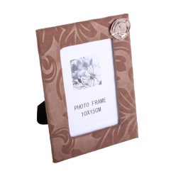 WOODEN PICTURE FRAME BROWN LEAF  20*15