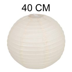 PAPÍRLÁMPÁS GÖMB KRÉM    40