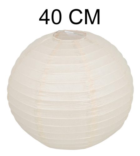 PAPÍRLÁMPÁS GÖMB KRÉM    40