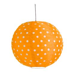 ORG.LANTERN BALL NAVY/DOTS 25