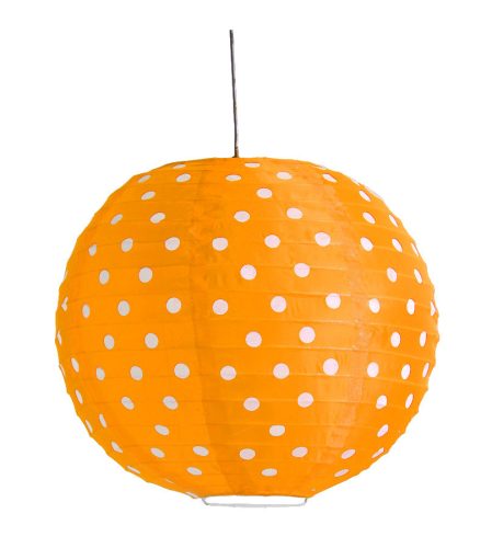ORG.LANTERN BALL NAVY/DOTS 25