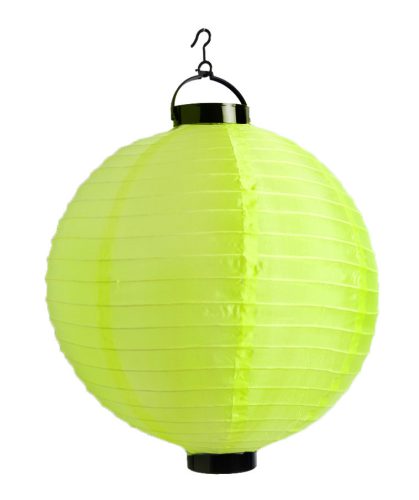 ORG.LANTERN+LED BALL GREEN 30
