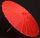 ORGANZA UMBRELLA RED 84