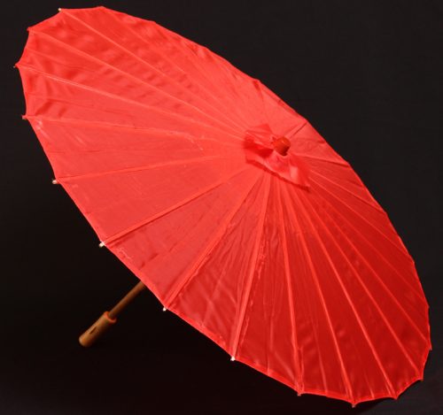 ORGANZA UMBRELLA RED 84
