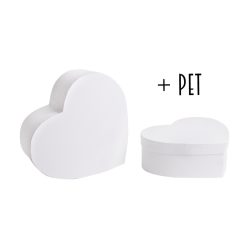 PD*2 SZÍV FEHÉR+PET   19+22