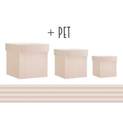 PD*3KOCKA BEIGE SÁVOS 16*16