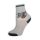 Children's ankle socks - cotton ankle socks - 23-26 - gray with soccer balls - Evidence