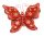 BUTTERFLY SNOWFLAKE RED 13