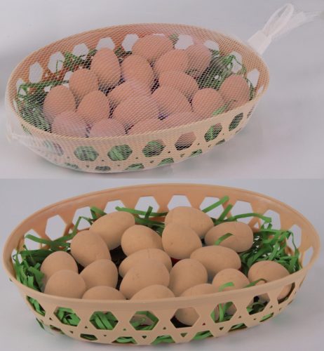 Hunc. Eggs * 18 + basket + grass orange 3