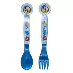 STOR 2 PC PLASTIC cutlery set SONIC