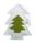 FELT PINE TREE HANGING SNOWFLAKE10