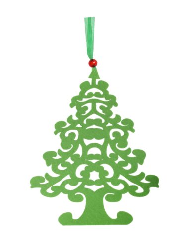 FELT TREE TOPPER GREEN GARLAND 16*30