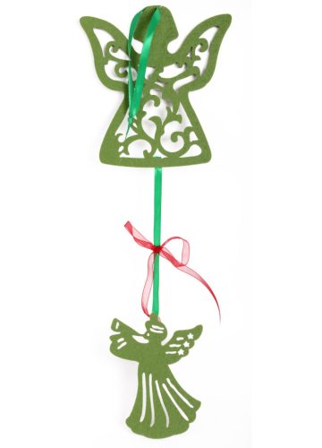FELT ANGEL*2 GREEN 14*50