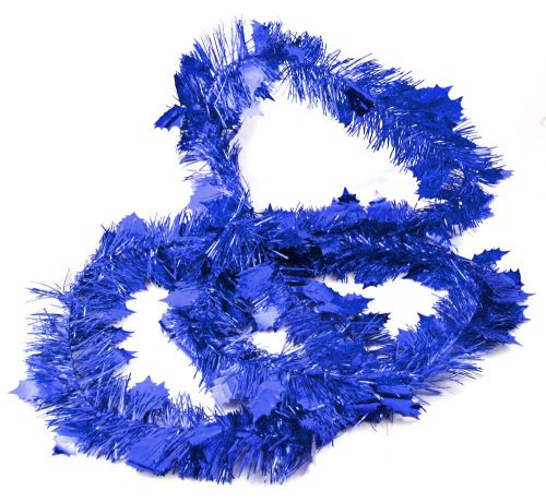 LEAF GARLAND/BLUE 270CM