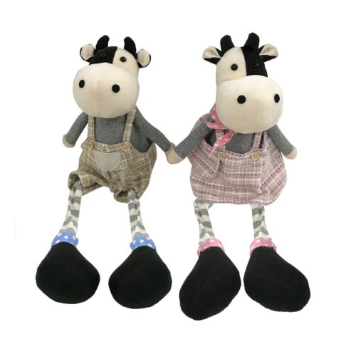 TEXT.COW+APRON DOLL RED 2S51