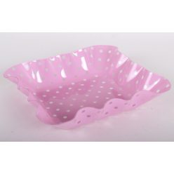 MŰA.TÁL 4SZÖG PINK PÖTTY 18