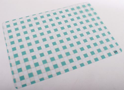 MÜA.PLACEMAT GRN/WHITE CK42*30