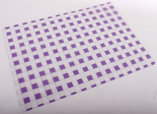 MÜA.PLACEMAT PURPLE/WHITE 42*30