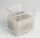 Ü.WOODEN TRAY CUBE+CANDLE 6.5*6.5