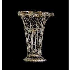 WIRE FLOWER VASE 20CM