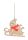 WOODEN SNOWMAN+SLED NAT14,5