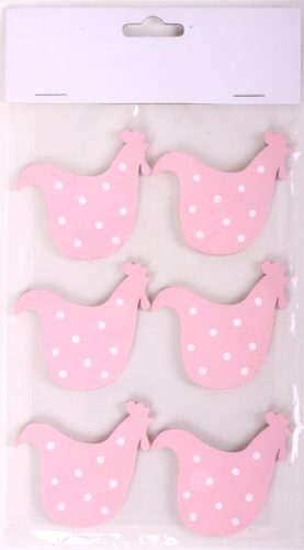 DEK.WOOD CHICK.POLKA*6 RED5 Z