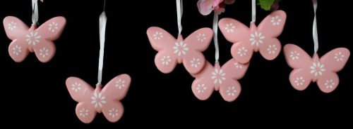 DEK.ART.BUTTERFLY*6 PCS 6CM
