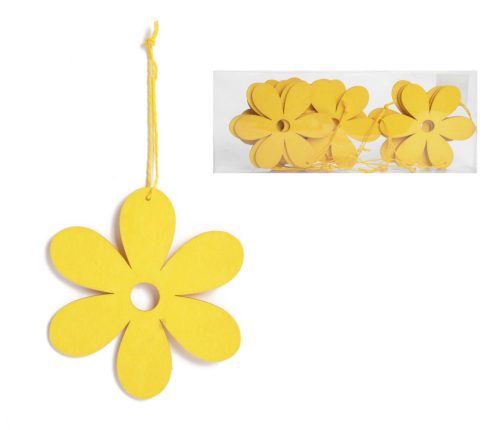 DEK.WOOD FLOWER+WOOD*15 YELLOW 12