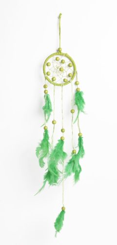 DREAMCATCHER GREEN+FEATHERS 8+35
