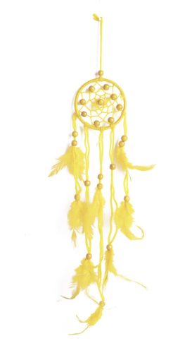 DREAMCATCHER YELLOW+FEATHERS 8+35