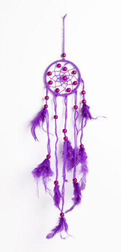 DREAMCATCHER PURPLE+FEATHERS 8+35