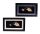 WOODEN PICTURE SHELL 2PCS 2PCS