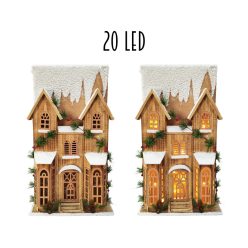 WOODEN CASTLE HAVANA 20 LED 64*51