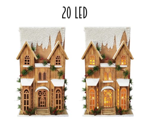 WOODEN CASTLE HAVANA 20 LED 64*51