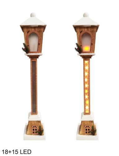 WOODEN CANDELABRA HA18+15L102