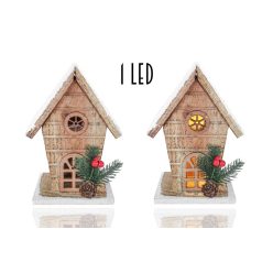 WOODEN HOUSE TALL NAT+SNO+1L 19