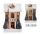 WOODEN HOUSE+5LED 2SNOWMAN+2WOODEN TREE 29,5