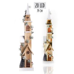 WOODEN TEMPLE+20 LED BIG TOWER 79