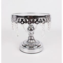 OFFER CRYSTAL HANGING SILVER 19