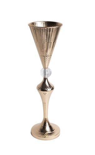 METAL VASE BASE+CRST.PRICE14*53