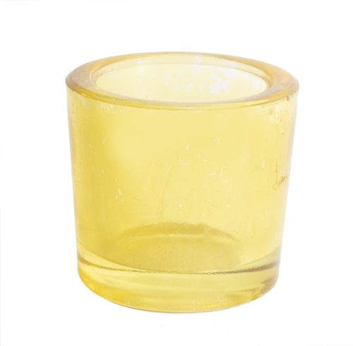 Ü.CANDLESTICK TALL YELLOW 26CM