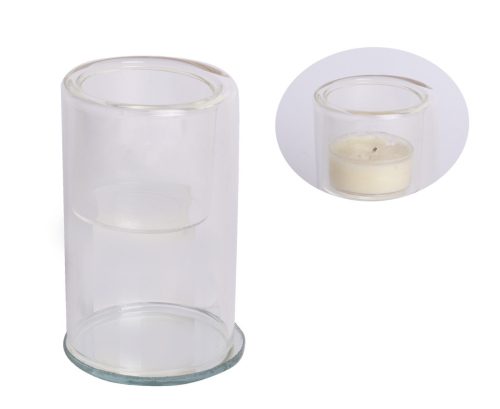 Ü.WOODEN TRAY CYLINDER+MIRROR BASE 9.5