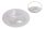 DEC.HOBBY CANDLEHOLDER TRANSP 12CM