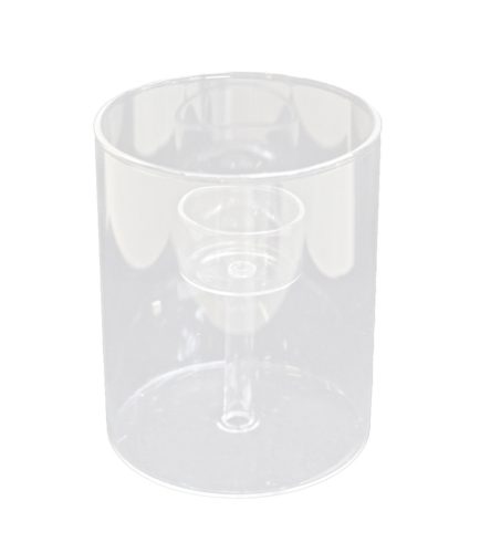 Transparent plate in tray 10*9