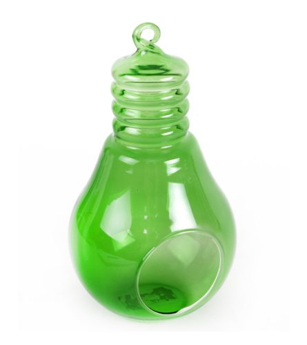 Ü.WOODEN TRAY HANGING LAMP GREEN 10*17