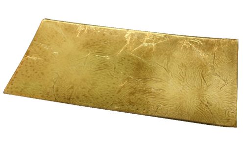 Ü.BOWL CRUSHED GOLD 26*13CM