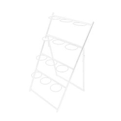 METAL STAND 12 HOLDERS WHITE 135*61