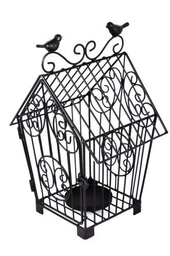 STONE IRON CAGE+BIRD BROWN 8*12