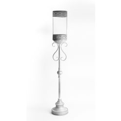 PRESS.METAL MT.STANDING DECOR.SILVER 82