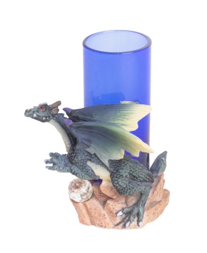 P.DRAGON+GLASS VASE 4S 10CM